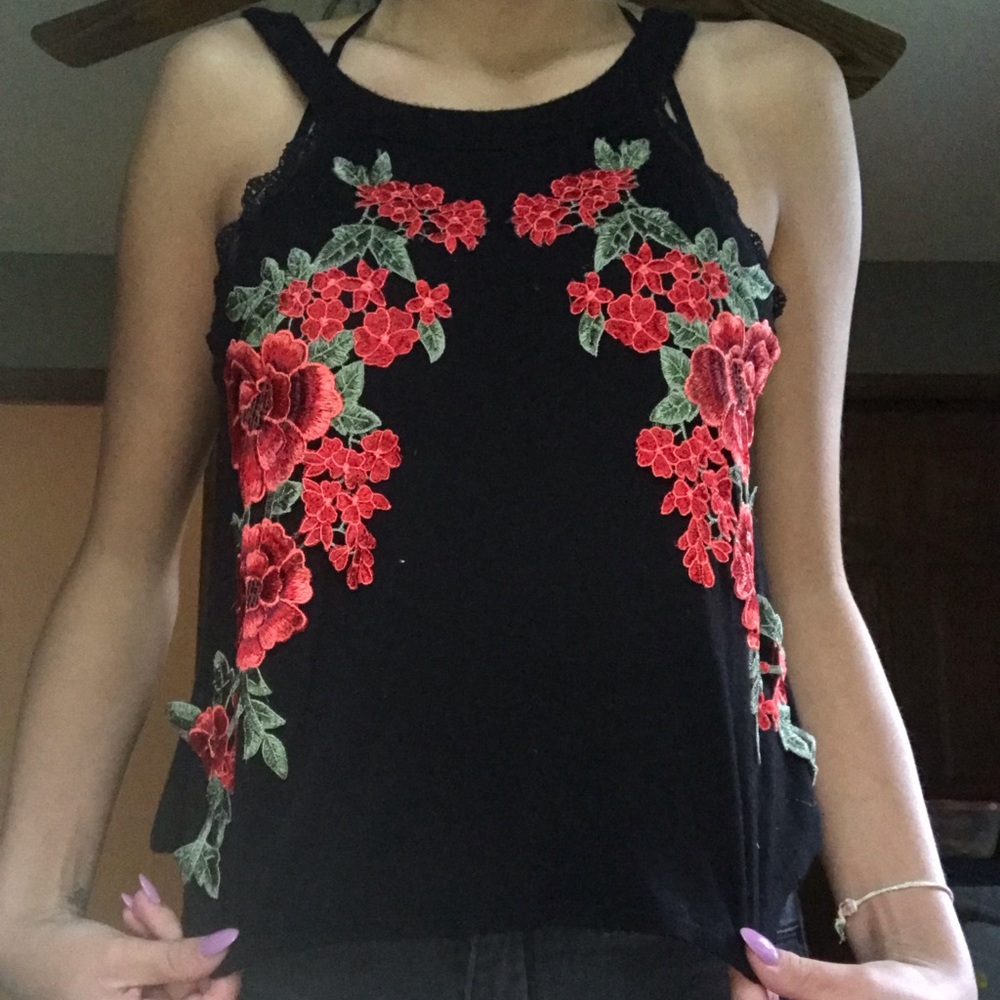 Floral Print Tank Top